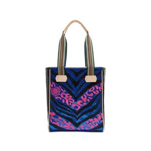 Consuela Chica Tote Liv Blue Pink Tiger Cheetah new with tags nwt